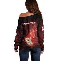 Personalized Bermuda Is In My DNA Off Shoulder Sweater - Wonder Print Shop