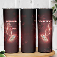 Personalized Bermuda Is In My DNA Skinny Tumbler - Wonder Print Shop