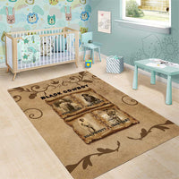 Black Cowboy Area Rug Melanin Black History Western Grunge - Wonder Print Shop