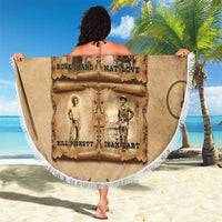 Black Cowboy Beach Blanket Melanin Black History Western Grunge - Wonder Print Shop