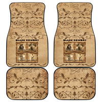 Black Cowboy Car Mats Melanin Black History Western Grunge - Wonder Print Shop