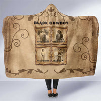 Black Cowboy Hooded Blanket Melanin Black History Western Grunge - Wonder Print Shop