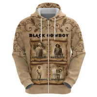 Black Cowboy Hoodie Melanin Black History Western Grunge - Wonder Print Shop