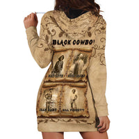 Black Cowboy Hoodie Dress Melanin Black History Western Grunge - Wonder Print Shop