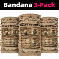 Black Cowboy Neck Gaiter Melanin Black History Western Grunge - Wonder Print Shop