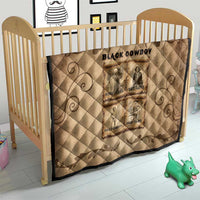 Black Cowboy Quilt Melanin Black History Western Grunge - Wonder Print Shop