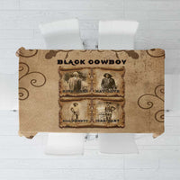 Black Cowboy Tablecloth Melanin Black History Western Grunge - Wonder Print Shop