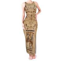 Black Cowboy Tank Maxi Dress Melanin Black History Western Grunge - Wonder Print Shop