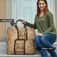 Black Cowboy Travel Bag Melanin Black History Western Grunge - Wonder Print Shop