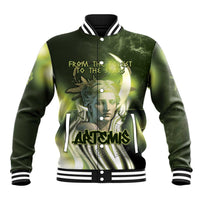 Ancient Greek Artemis Baseball Jacket Goddess Of The Moon - Wonder Print Shop