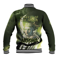 Ancient Greek Artemis Baseball Jacket Goddess Of The Moon - Wonder Print Shop