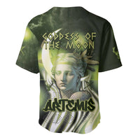 Ancient Greek Artemis Baseball Jersey Goddess Of The Moon - Wonder Print Shop