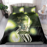 Ancient Greek Artemis Bedding Set Goddess Of The Moon - Wonder Print Shop