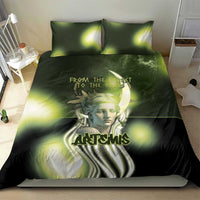 Ancient Greek Artemis Bedding Set Goddess Of The Moon - Wonder Print Shop