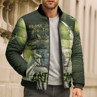 Ancient Greek Artemis Bomber Puffer Jacket Goddess Of The Moon - Wonder Print Shop