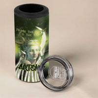 Ancient Greek Artemis 4 in 1 Can Cooler Tumbler Goddess Of The Moon - Wonder Print Shop
