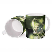 Ancient Greek Artemis Ceramic Mug Goddess Of The Moon - Wonder Print Shop