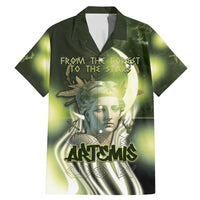 Ancient Greek Artemis Family Matching Mermaid Dress and Hawaiian Shirt Goddess Of The Moon - Wonder Print Shop