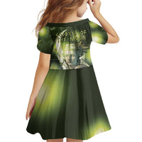 Ancient Greek Artemis Family Matching Off Shoulder Maxi Dress and Hawaiian Shirt Goddess Of The Moon - Wonder Print Shop