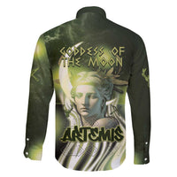 Ancient Greek Artemis Family Matching Off Shoulder Maxi Dress and Hawaiian Shirt Goddess Of The Moon - Wonder Print Shop