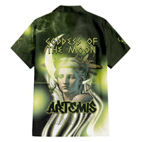 Ancient Greek Artemis Family Matching Puletasi and Hawaiian Shirt Goddess Of The Moon - Wonder Print Shop