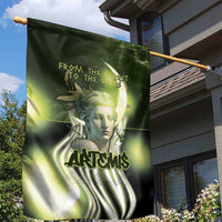 Ancient Greek Artemis Garden Flag Goddess Of The Moon - Wonder Print Shop