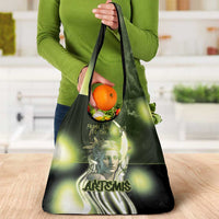 Ancient Greek Artemis Grocery Bag Goddess Of The Moon - Wonder Print Shop