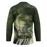 Ancient Greek Artemis Hockey Jersey Goddess Of The Moon - Wonder Print Shop