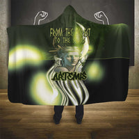Ancient Greek Artemis Hooded Blanket Goddess Of The Moon - Wonder Print Shop