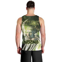 Ancient Greek Artemis Men Tank Top Goddess Of The Moon - Wonder Print Shop