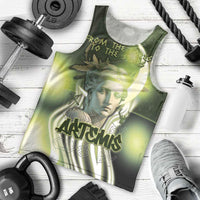 Ancient Greek Artemis Men Tank Top Goddess Of The Moon - Wonder Print Shop