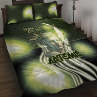 Ancient Greek Artemis Quilt Bed Set Goddess Of The Moon - Wonder Print Shop