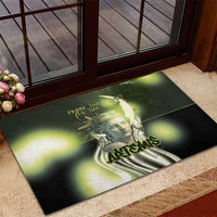 Ancient Greek Artemis Rubber Doormat Goddess Of The Moon - Wonder Print Shop