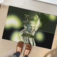 Ancient Greek Artemis Rubber Doormat Goddess Of The Moon - Wonder Print Shop
