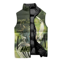 Ancient Greek Artemis Sleeveless Puffer Jacket Goddess Of The Moon - Wonder Print Shop