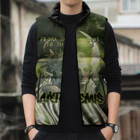 Ancient Greek Artemis Sleeveless Puffer Jacket Goddess Of The Moon - Wonder Print Shop