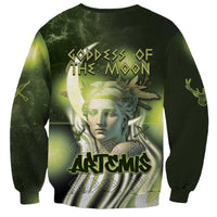 Ancient Greek Artemis Sweatshirt Goddess Of The Moon - Wonder Print Shop