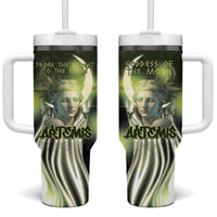 Ancient Greek Artemis Tumbler With Handle Goddess Of The Moon - Wonder Print Shop