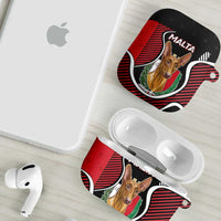 Malta AirPods Case Pharaoh Hound In Coat Of Arms - Wonder Print Shop
