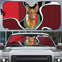 Malta Auto Sun Shade Pharaoh Hound In Coat Of Arms - Wonder Print Shop