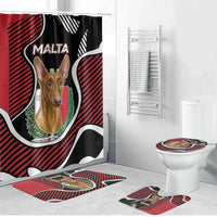Malta Bathroom Set Pharaoh Hound In Coat Of Arms - Wonder Print Shop