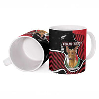 Personalized Malta Ceramic Mug Pharaoh Hound In Coat Of Arms - Wonder Print Shop