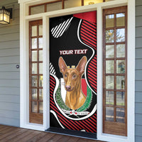 Malta Door Cover Pharaoh Hound In Coat Of Arms - Wonder Print Shop