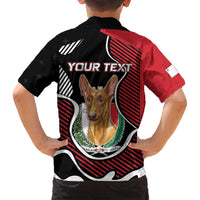 Personalized Malta Family Matching Puletasi and Hawaiian Shirt Pharaoh Hound In Coat Of Arms - Wonder Print Shop