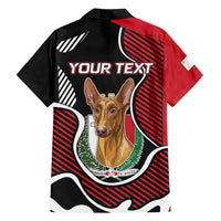 Personalized Malta Family Matching Summer Maxi Dress and Hawaiian Shirt Pharaoh Hound In Coat Of Arms - Wonder Print Shop