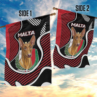 Malta Garden Flag Pharaoh Hound In Coat Of Arms - Wonder Print Shop