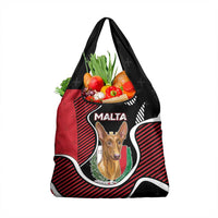 Malta Grocery Bag Pharaoh Hound In Coat Of Arms - Wonder Print Shop