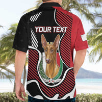 Personalized Malta Hawaiian Shirt Pharaoh Hound In Coat Of Arms - Wonder Print Shop