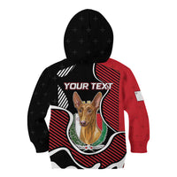 Personalized Malta Kid Hoodie Pharaoh Hound In Coat Of Arms - Wonder Print Shop