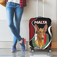 Malta Luggage Cover Pharaoh Hound In Coat Of Arms - Wonder Print Shop